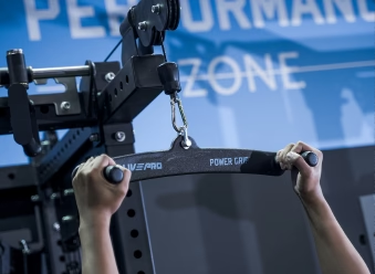 Mâner pentru tracțiune cu prindere medie LivePro LP8329/BK