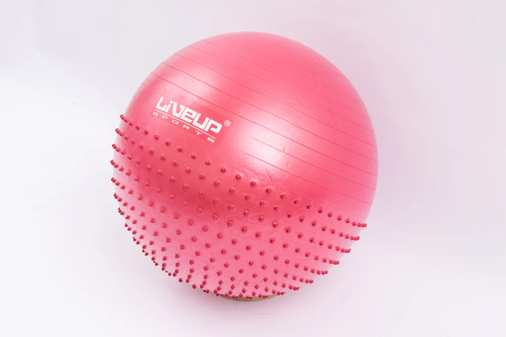 Fitball massage LiveUp LS3569/RD 65 cm art. 41397