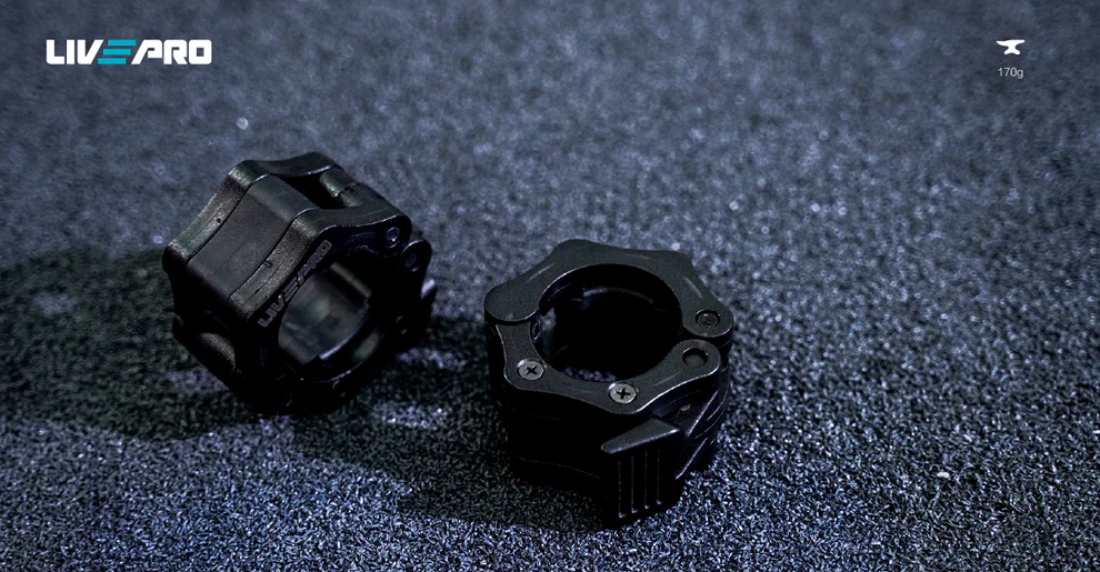 Clemele pentru barbell LivePro LP8061/50/BK