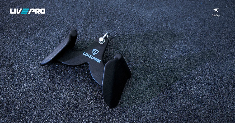 Mâner pentru tracțiune cu prindere îngustă LivePro LP8323/BK