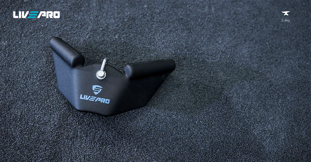 Mâner pentru tracțiune inversă cu prindere îngustă LivePro LP8322/BK