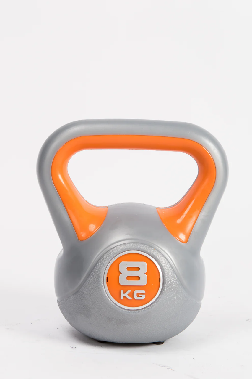 Greutate 8 kg Kettlebell plastic LiveUp LS2047 art. 41478