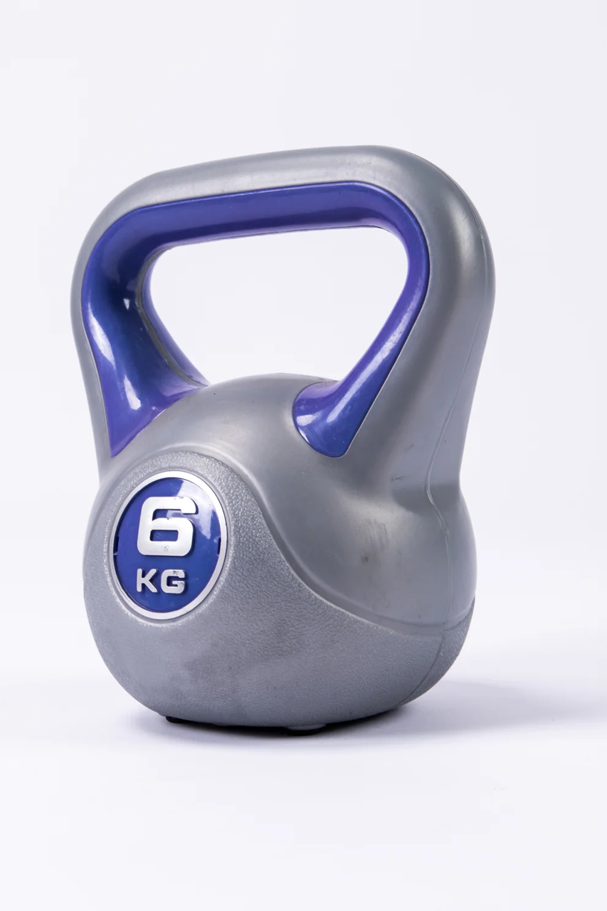 Greutate 6 kg Kettlebell plastic LiveUp LS2047 art. 41477