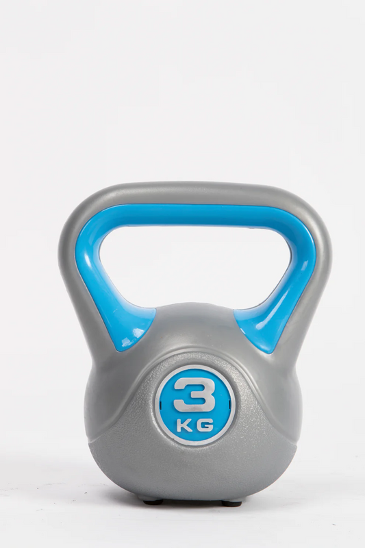 Greutate 3 kg Kettlebell plastic LiveUp LS2047 art. 41475