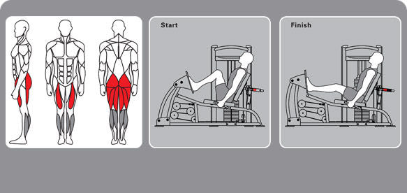 IT 9310 Leg Press Machine IMPULSE