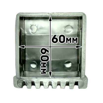 Capac pentru teava 60x60mm din plastic