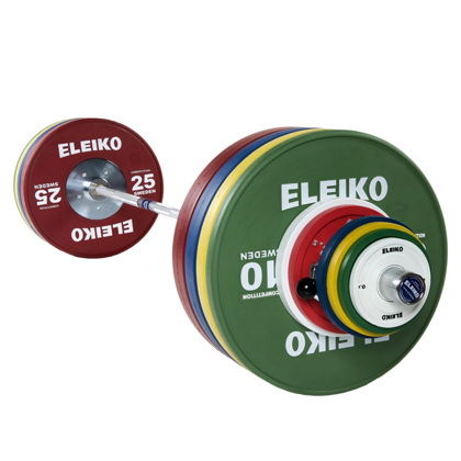 Комплект штанги Eleiko Olympic для соревнований: 190 кг (мужской)