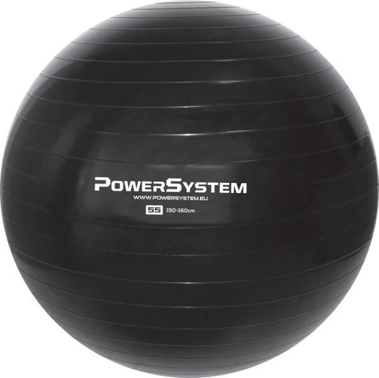 ФИТБОЛ POWER SYSTEM PRO 55CM-BLACK арт. 38406