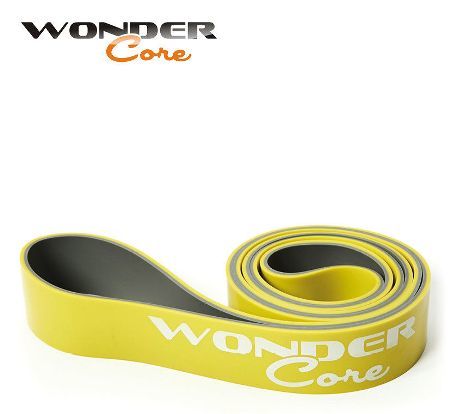 ЖГУТ WONDER CORE PULL UP BAND - 4,4 CM - ЗЕЛЁНЫЙ/СЕРЫЙ АРТ.25072