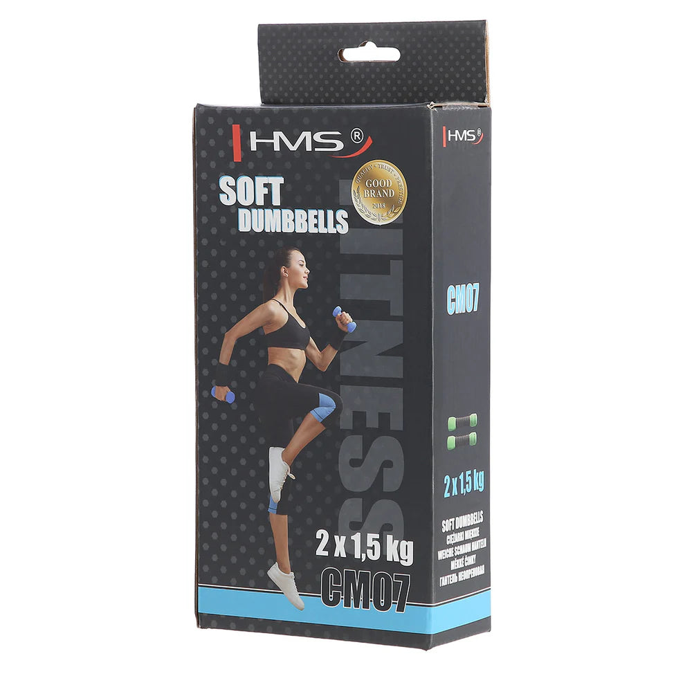 Гантели Abisal HMS SET CM07 soft dumbbells 2 x 1.5kg
