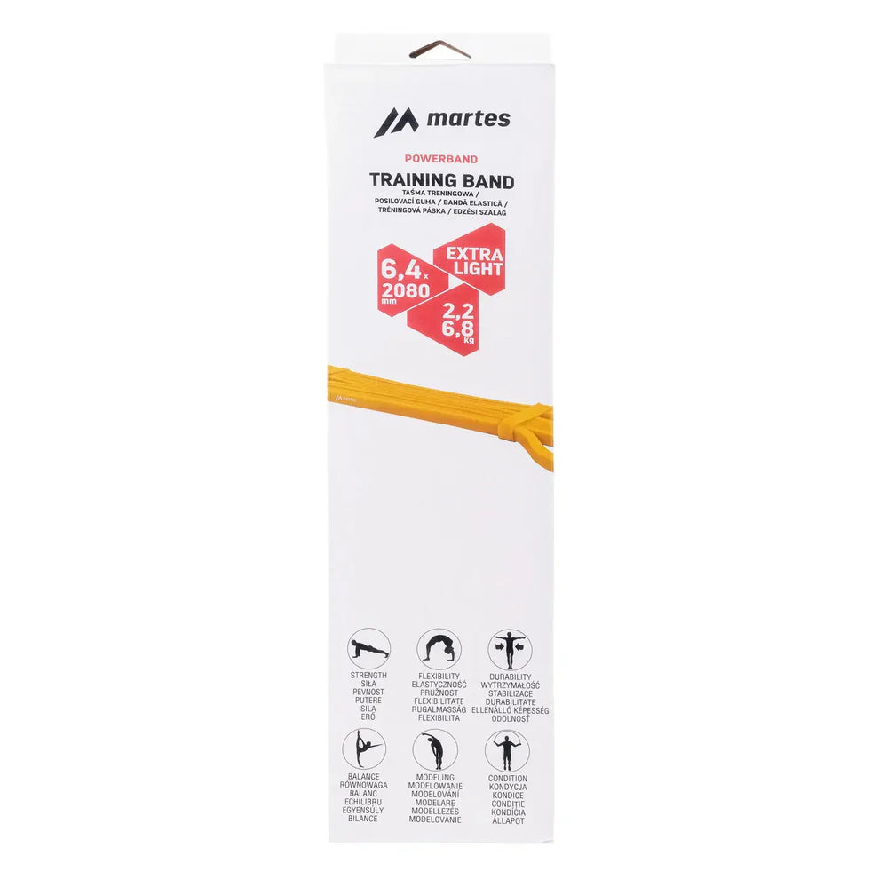 Banda elastică Martes Powerband yellow